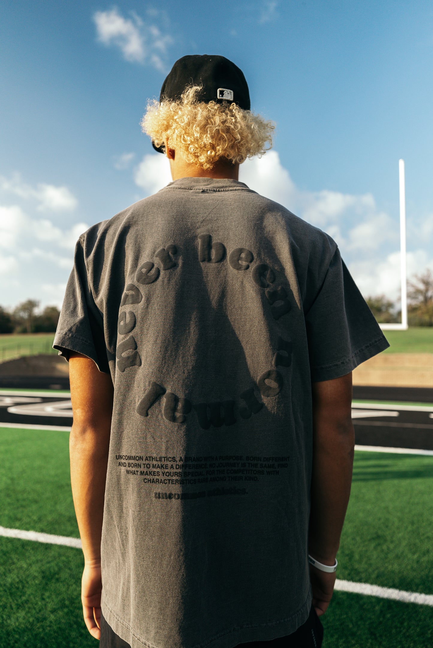 NBN Puff Print Tee Shadow