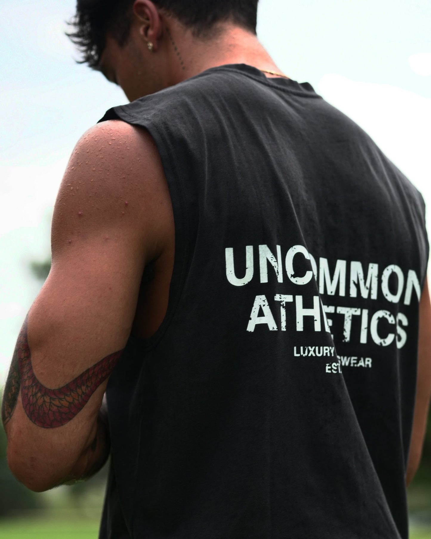 Uncommon "Cut-Off" Tank Vintage Black