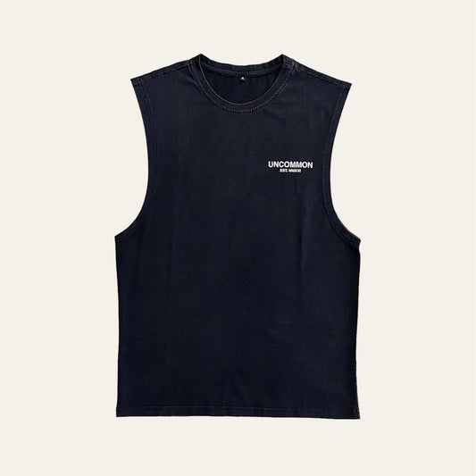 Uncommon "Cut-Off" Tank Vintage Black