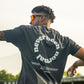 "NBN" Puff Print Tee Charcoal Gray